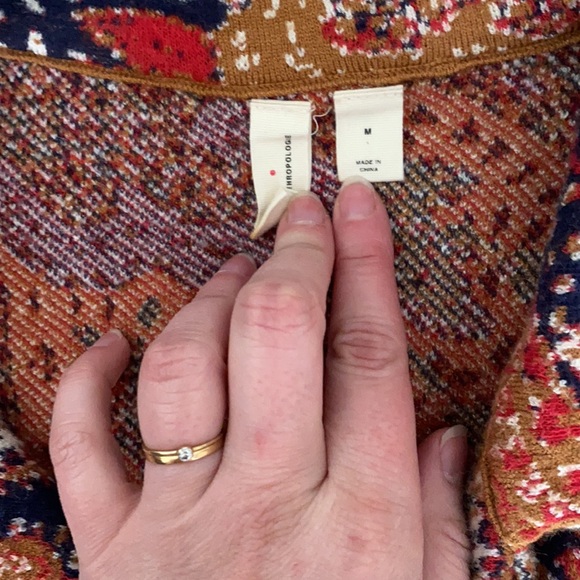 Moth/Anthropologie Swing Sweater with pockets, M - Picture 5 of 5